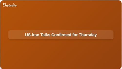 us-iran talks scheduled for thursday in geneva, aiming to address key diplomatic issues and improve bilateral relations.